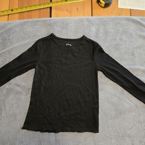 Art Class Black Long Sleeve Top